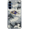 NFL Baltimore Ravens Camo Galaxy A35 5G Clear Case