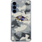 NFL Baltimore Ravens Camo Galaxy A55 5G Clear Case
