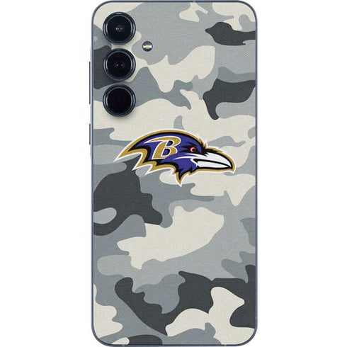 NFL Baltimore Ravens Camo Galaxy A55 5G Skin