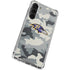 NFL Baltimore Ravens Camo Galaxy S24 FE Clear Case
