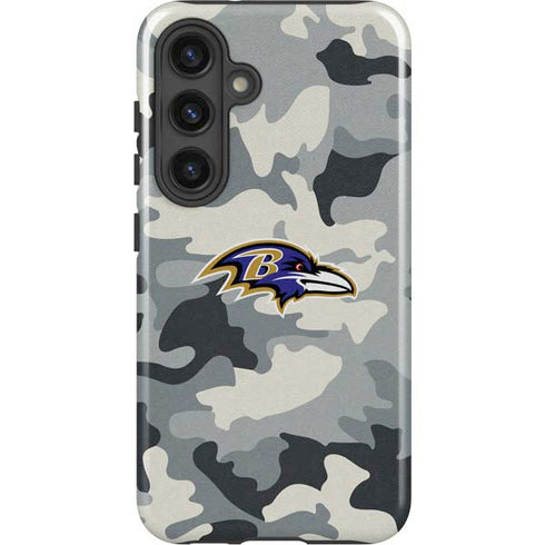 NFL Baltimore Ravens Camo Galaxy S25 Impact Case