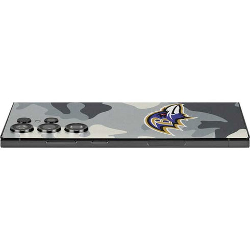 NFL Baltimore Ravens Camo Galaxy S25 Ultra Skin