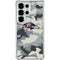 NFL Baltimore Ravens Camo Galaxy S25 Ultra Clear Case