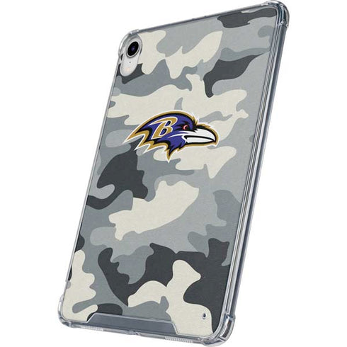 NFL Baltimore Ravens Camo iPad 11th Gen (2025) Clear Case