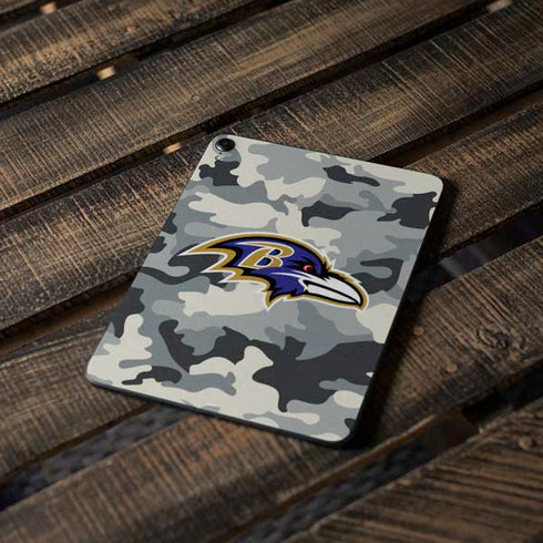 NFL Baltimore Ravens Camo Apple iPad Pro Skin