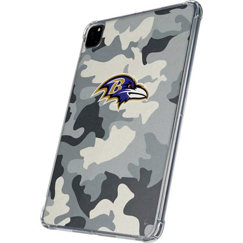 NFL Baltimore Ravens Camo iPad Pro 11in (2024) Clear Case