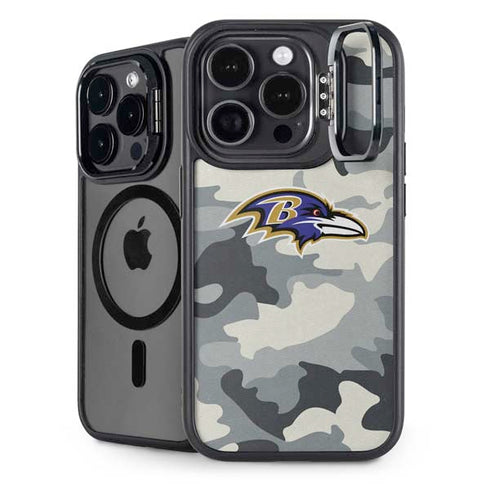 NFL Baltimore Ravens Camo iPhone 14 Pro Kickstand Case