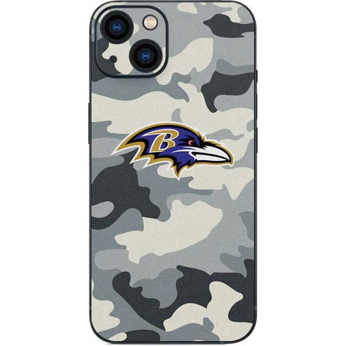 NFL Baltimore Ravens Camo iPhone Skins