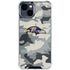 NFL Baltimore Ravens Camo iPhone 15 Clear Case