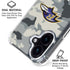 NFL Baltimore Ravens Camo iPhone 16 Clear Case