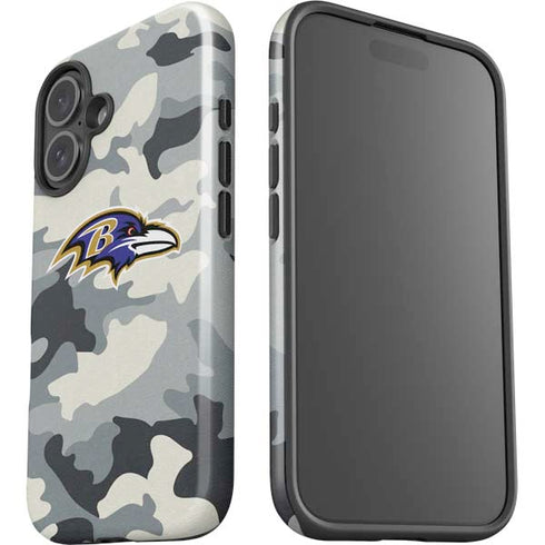 NFL Baltimore Ravens Camo iPhone 16 Plus Impact Case