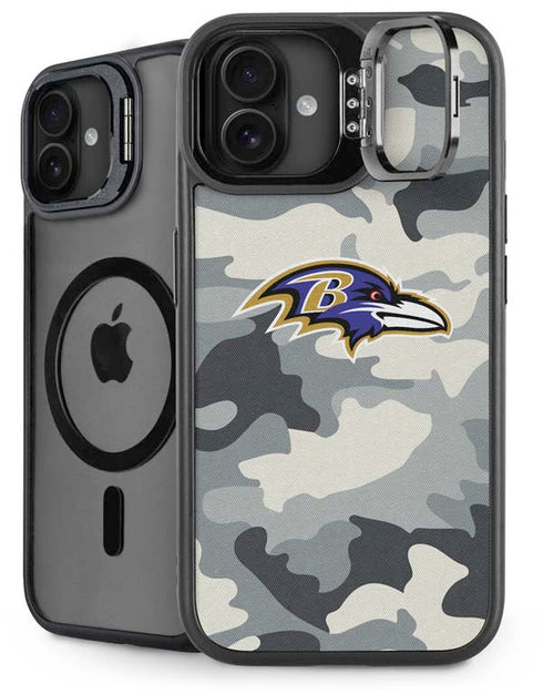 NFL Baltimore Ravens Camo iPhone 16 Plus Kickstand Case