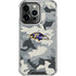NFL Baltimore Ravens Camo iPhone 16 Pro Clear Case