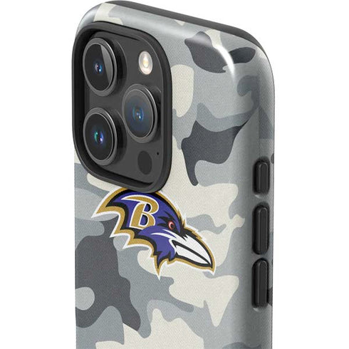 NFL Baltimore Ravens Camo iPhone 16 Pro Impact Case