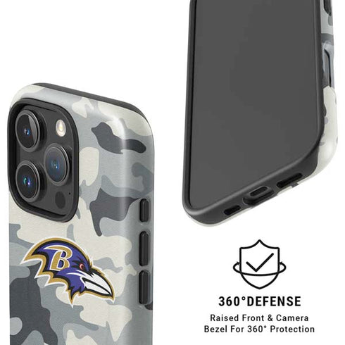 NFL Baltimore Ravens Camo iPhone 16 Pro Magsafe Impact Case