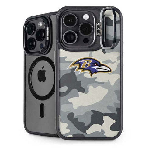 NFL Baltimore Ravens Camo iPhone 16 Pro Max Kickstand Case