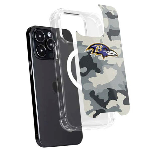 NFL Baltimore Ravens Camo iPhone 16 Pro Max MagSafe Case