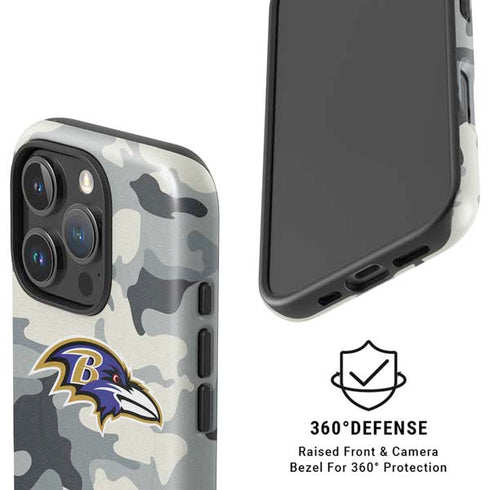 NFL Baltimore Ravens Camo iPhone 16 Pro Max Magsafe Impact Case