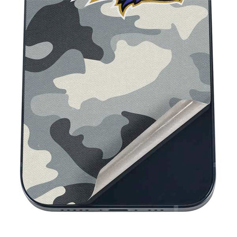 NFL Baltimore Ravens Camo iPhone 16 Skin