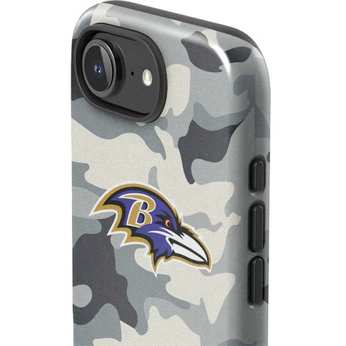 NFL Baltimore Ravens Camo iPhone 16e Impact Case
