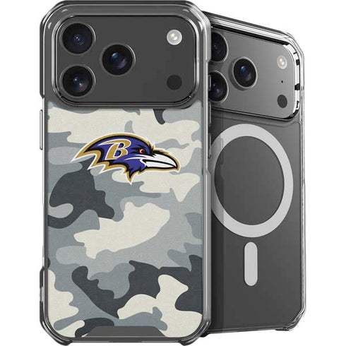 NFL Baltimore Ravens Camo iPhone 18 Pro MagSafe Case