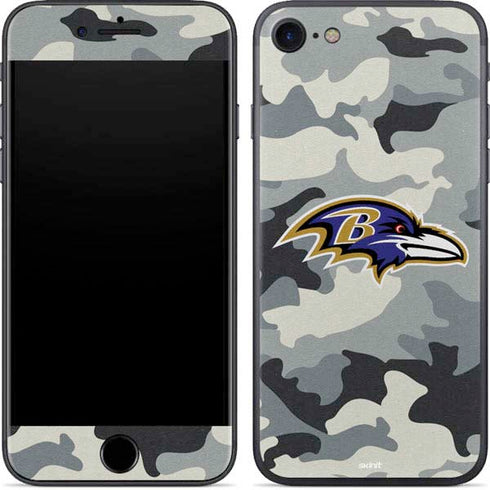 NFL Baltimore Ravens Camo iPhone 8 Skin