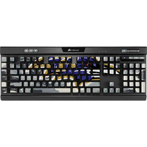NFL Baltimore Ravens Camo K95 RGB PLATINUM Mechanical Gaming Keyboard Skin