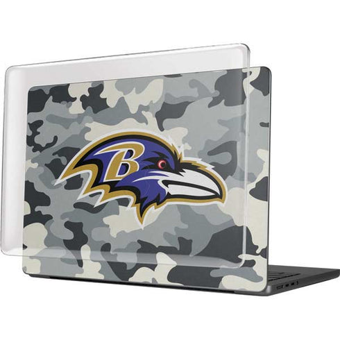 NFL Baltimore Ravens Camo MacBook Pro 14in (2021-24) Case plus Skin