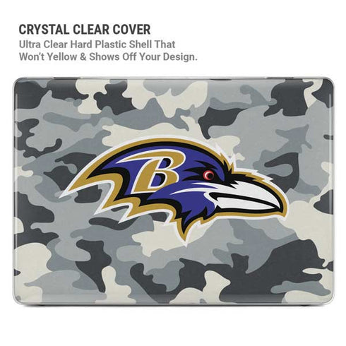 NFL Baltimore Ravens Camo MacBook Pro 14in (2021-24) Case plus Skin