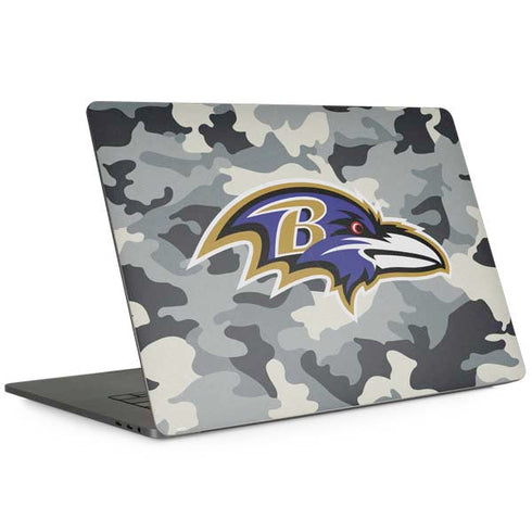 NFL Baltimore Ravens Camo MacBook Skins