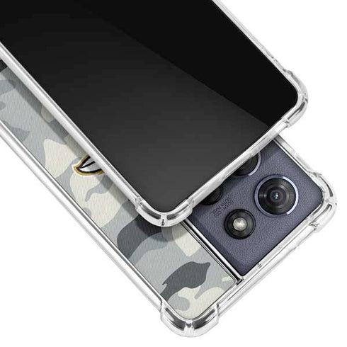 NFL Baltimore Ravens Camo Moto G 5G (2025) Clear Case