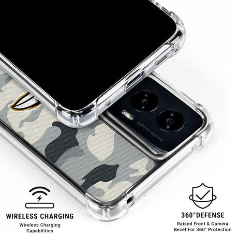 NFL Baltimore Ravens Camo Moto G Power 5G (2024) Clear Case