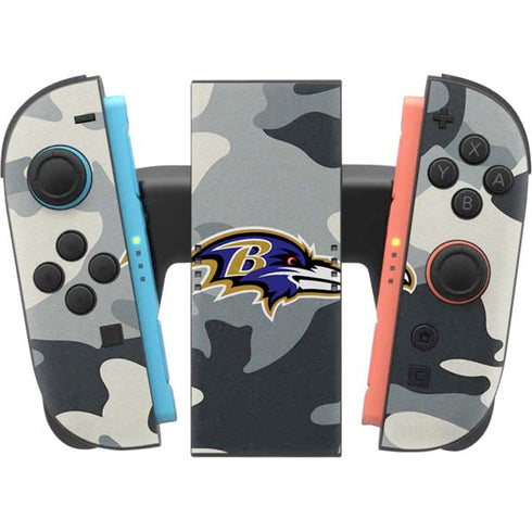 NFL Baltimore Ravens Camo Nintendo Switch 2 (2025) Joy-Con Controller Skin