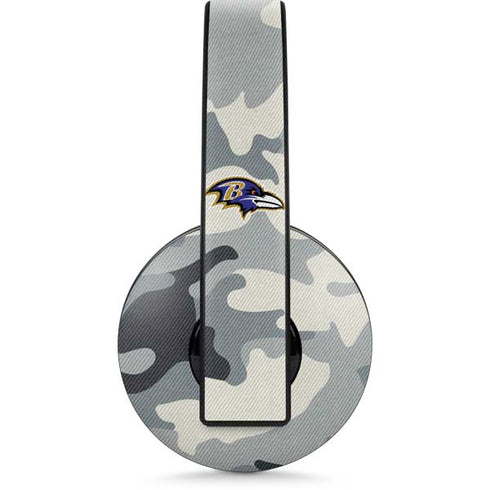 NFL Baltimore Ravens Camo PlayStation 4 Gold Wireless Headset Skin