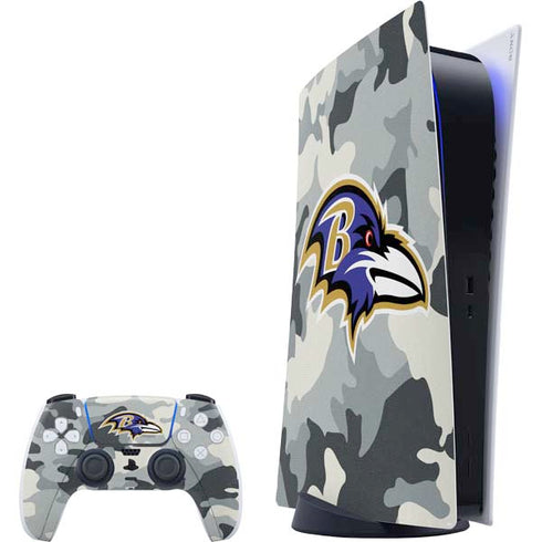NFL Baltimore Ravens Camo PlayStation PS5 Skins
