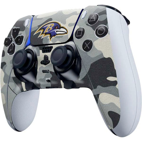NFL Baltimore Ravens Camo PS5 DualSense Edge Pro Controller Skin