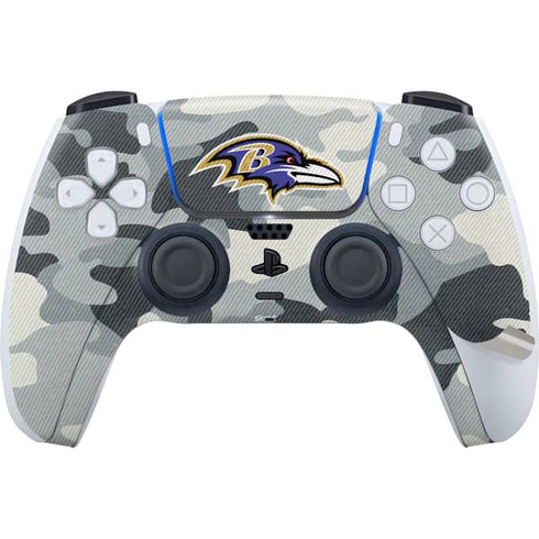 NFL Baltimore Ravens Camo PS5 Pro Bundle Skin
