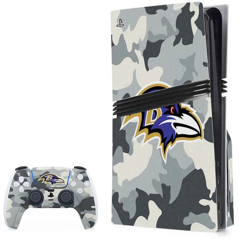 NFL Baltimore Ravens Camo PlayStation PS5 Skins