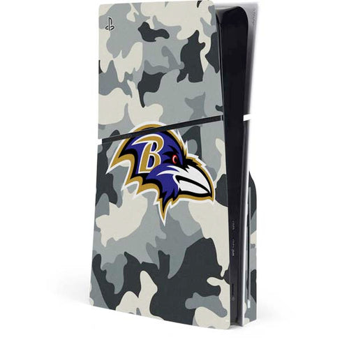 NFL Baltimore Ravens Camo PlayStation PS5 Skins