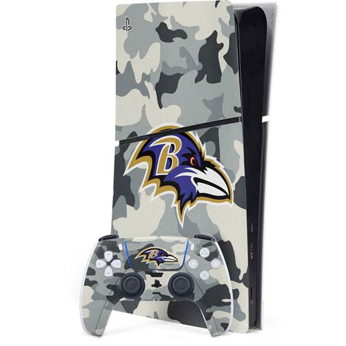 NFL Baltimore Ravens Camo PlayStation PS5 Skins