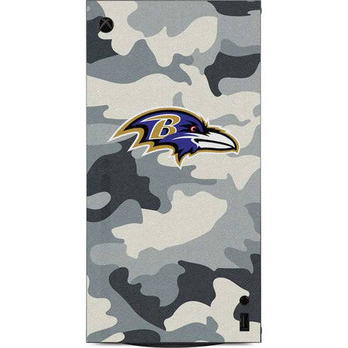 NFL Baltimore Ravens Camo XBox Series X Digital Edition Console Skin