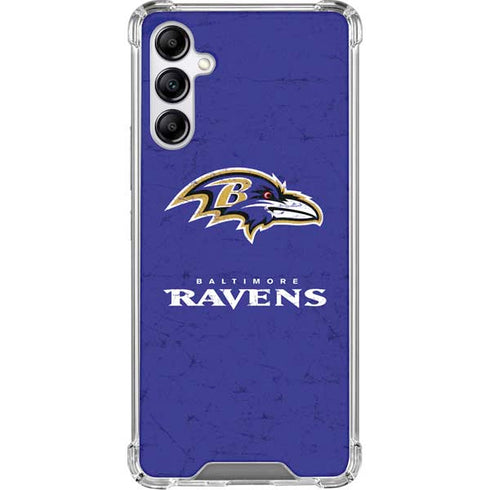 NFL Baltimore Ravens Distressed Gabb Phone 4 Clear Case