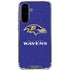 NFL Baltimore Ravens Distressed Galaxy A36 5G Clear Case