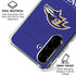 NFL Baltimore Ravens Distressed Galaxy A36 5G Clear Case