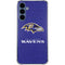 NFL Baltimore Ravens Distressed Galaxy A55 5G Clear Case