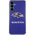 NFL Baltimore Ravens Distressed Galaxy A55 5G Clear Case