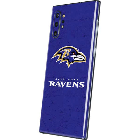 NFL Baltimore Ravens Distressed Galaxy Note 10 Plus Skin
