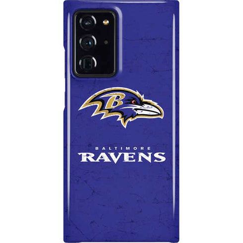 NFL Baltimore Ravens Distressed Galaxy Cases