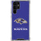 NFL Baltimore Ravens Distressed Galaxy S23 Ultra Clear Case