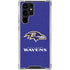 NFL Baltimore Ravens Distressed Galaxy S23 Ultra Clear Case